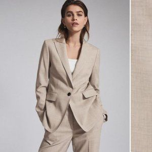 NWT! REISS EMILY WOOL BLEND TAILORED BLAZER SIZE 10